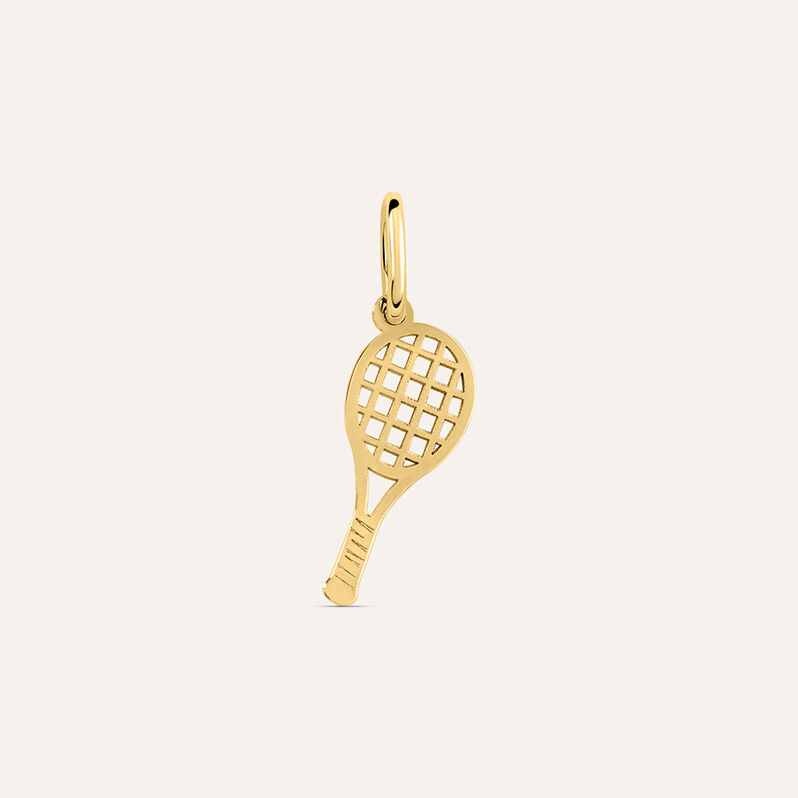 Pendente Racchetta da Tennis Poème Oro Giallo - Spannringe Unisex | OROVIVO