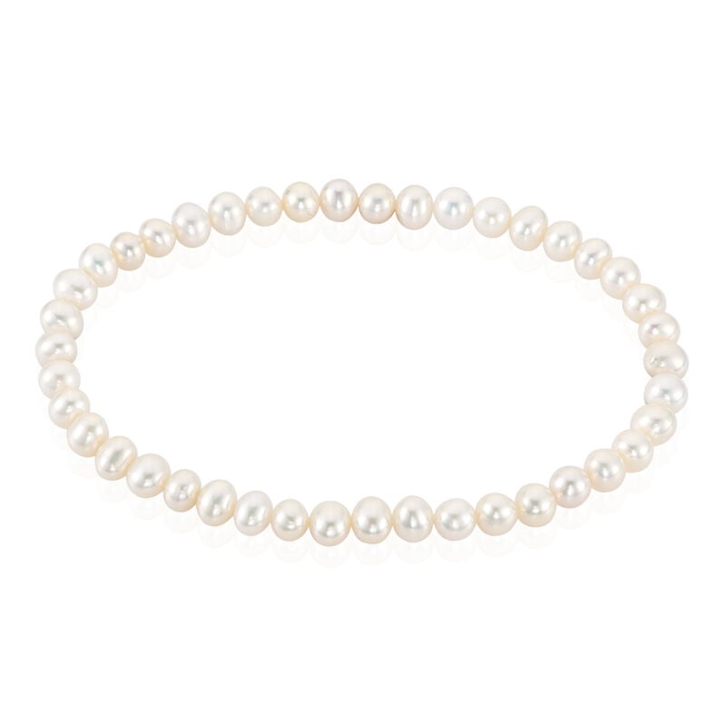 MARYLIN Damen Armband Silber 925 Zuchtperle Perlmutt - Armbänder mit Anhänger Damen | OROVIVO