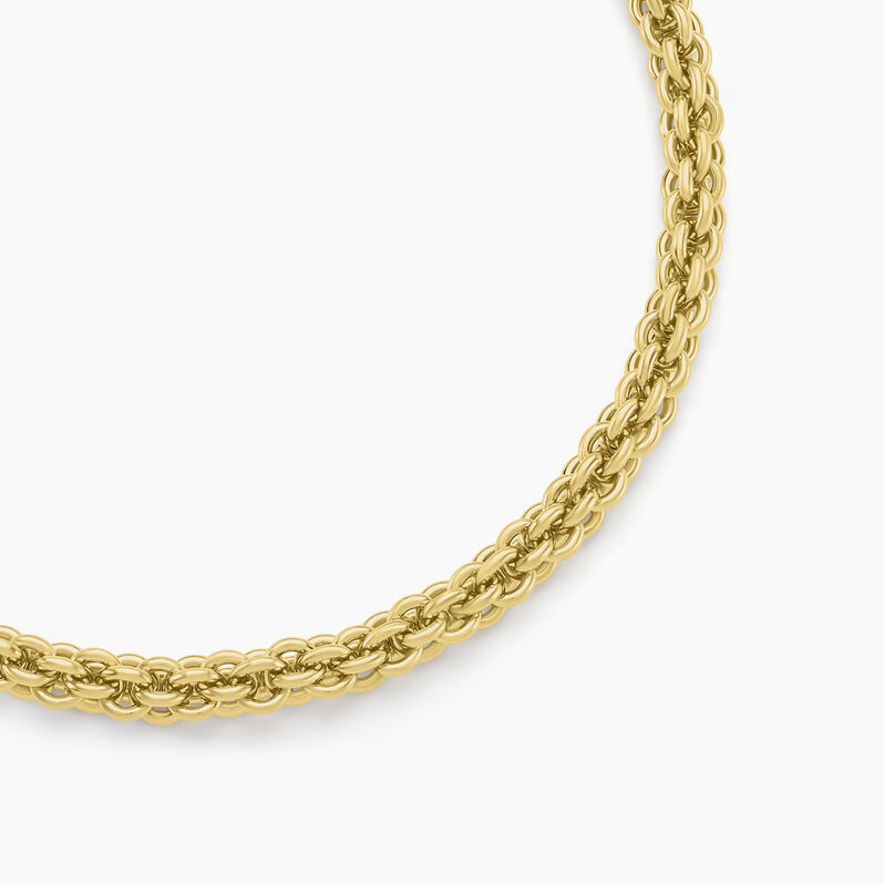 Collier Goa Acier Jaune - Spannringe Damen | OROVIVO