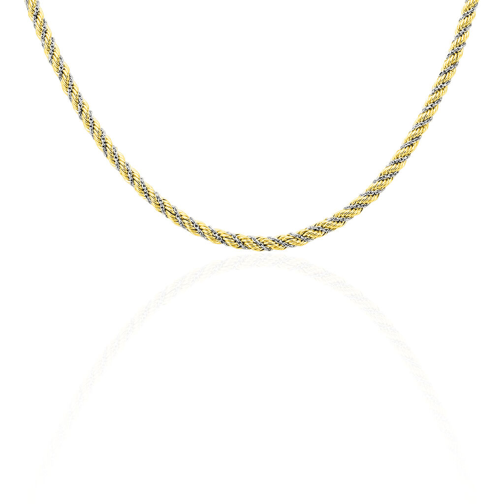 FREE Damen Kette Gold Bicolor 585 (14 Karat)