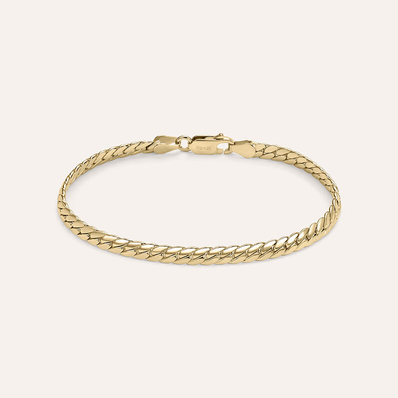 Bracciale Catena Golden Dream Placcato Oro Giallo - Spannringe Damen | OROVIVO