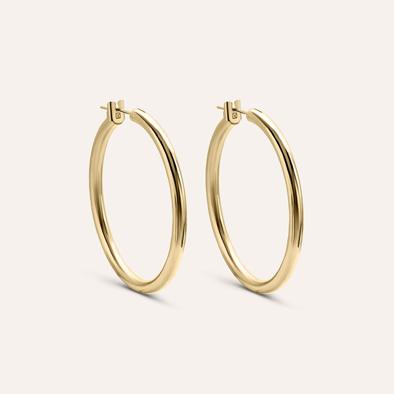 Orecchini A Cerchio Golden Dream Placcato Oro Giallo - Spannringe Damen | OROVIVO
