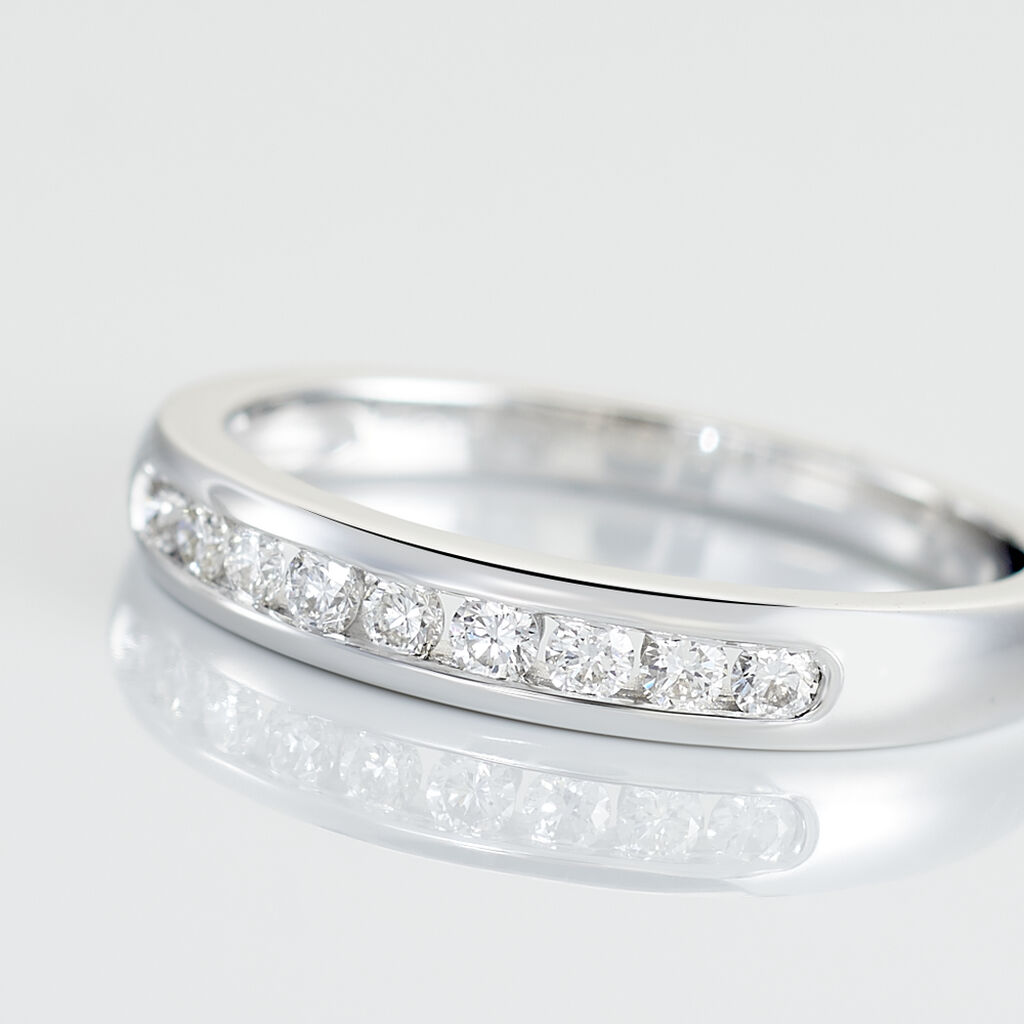 Alliance Giulia Or Blanc Diamant - Spannringe Damen | OROVIVO