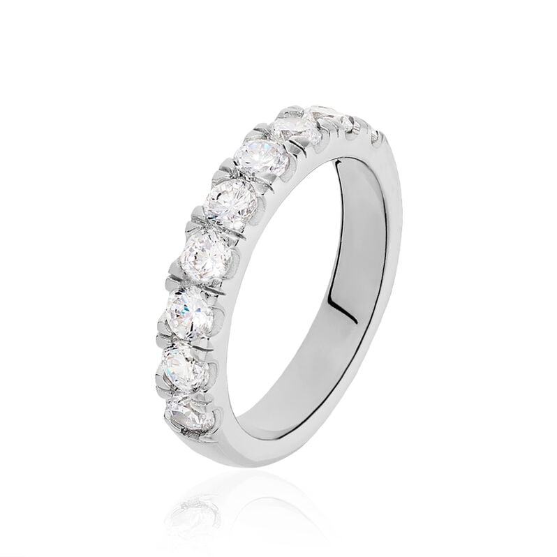 Damen Ring Silber 925 Zirkonia  - Eheringe mit Stein Damen | OROVIVO