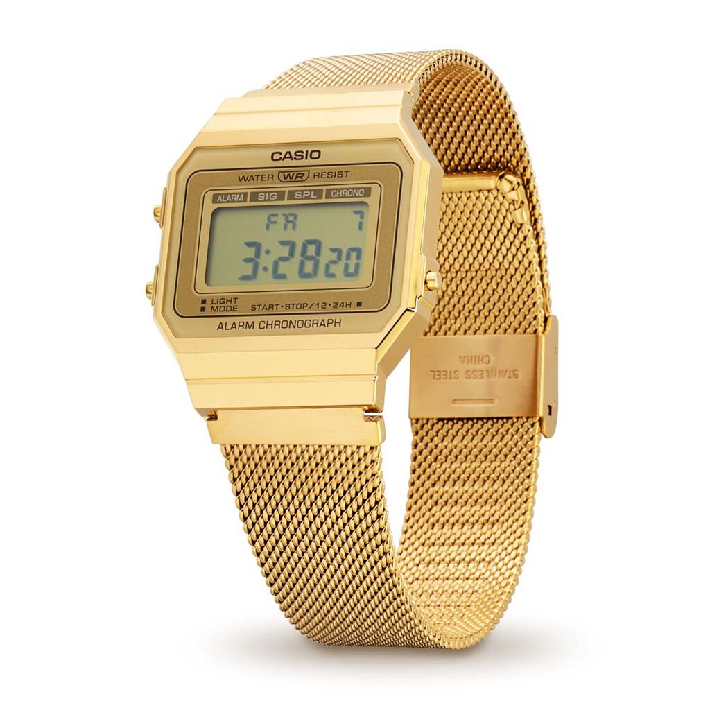 Casio Collection Damenuhr A700wemg-9aef