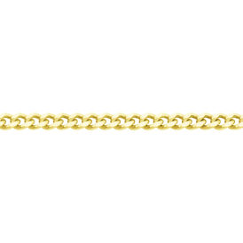 Unisex Panzerkette Gold 375 45cm - Ketten ohne Anhänger Unisex | OROVIVO