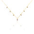 TALILA 1 Damen Collier Gold 375 (9 Karat) Zirkonia Violett 0,16 ct Kreis