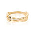 CHRISTY Damen Ring Gold 375 (9 Karat) Zirkonia Wei&szlig; 0,05 ct