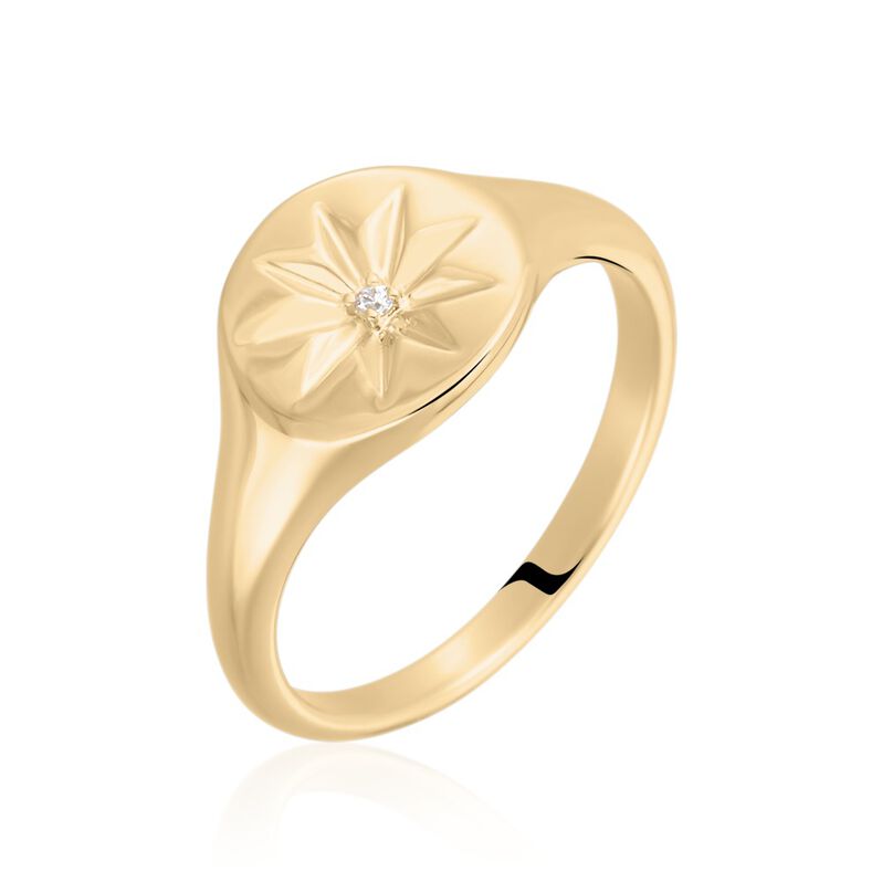 Anello Golden Dream Placcato Oro Giallo Cubic Zirconia - Spannringe Damen | OROVIVO