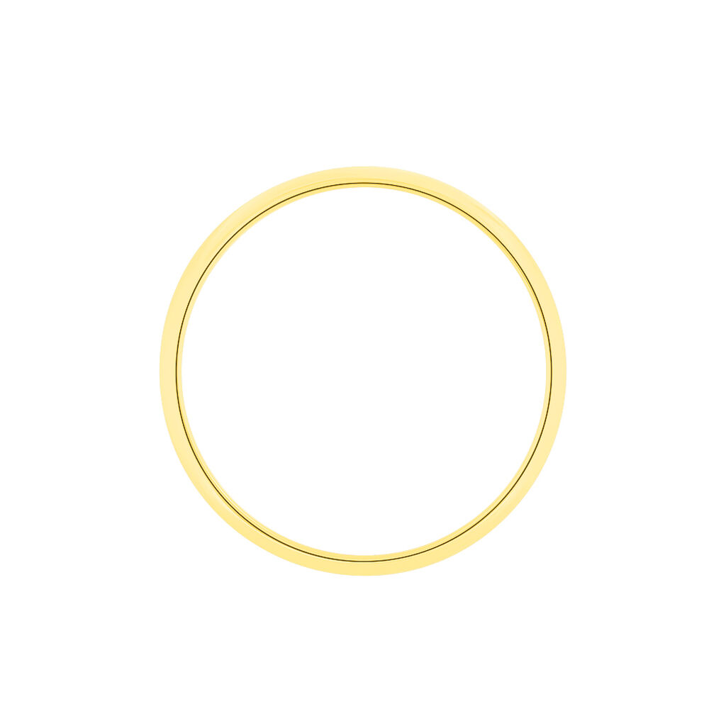 Alliance Aphroditia Demi Jonc Bombe Or Jaune - Spannringe Familie | OROVIVO