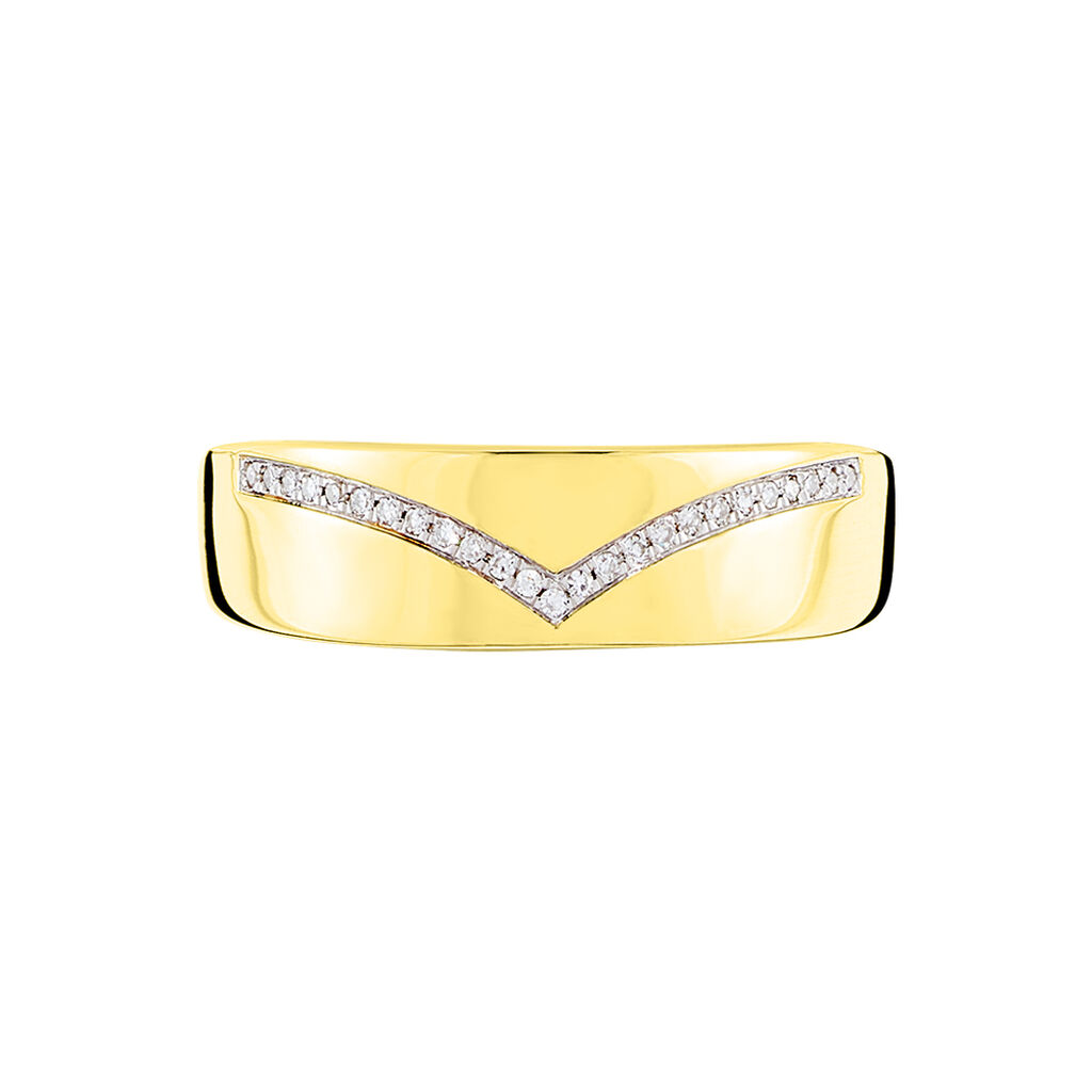 Bague Cyprien Or Jaune Diamant - Spannringe Damen | OROVIVO