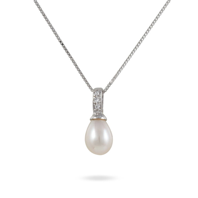 Silberkette Zuchtperle - Spannringe Damen | OROVIVO