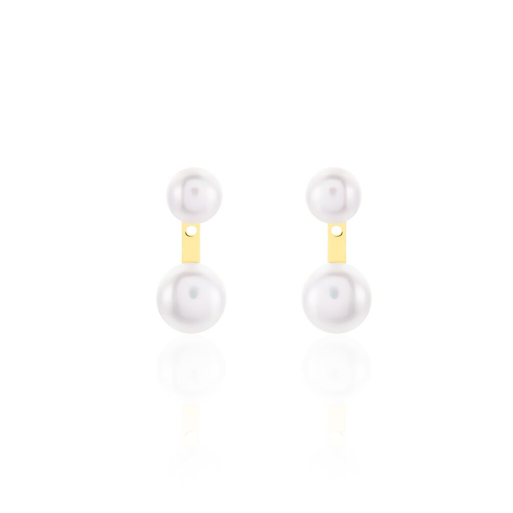Damen Ohrschmuck Gold 375 Zuchtperle Perlmutt Seona  - Ohrringe Damen | OROVIVO