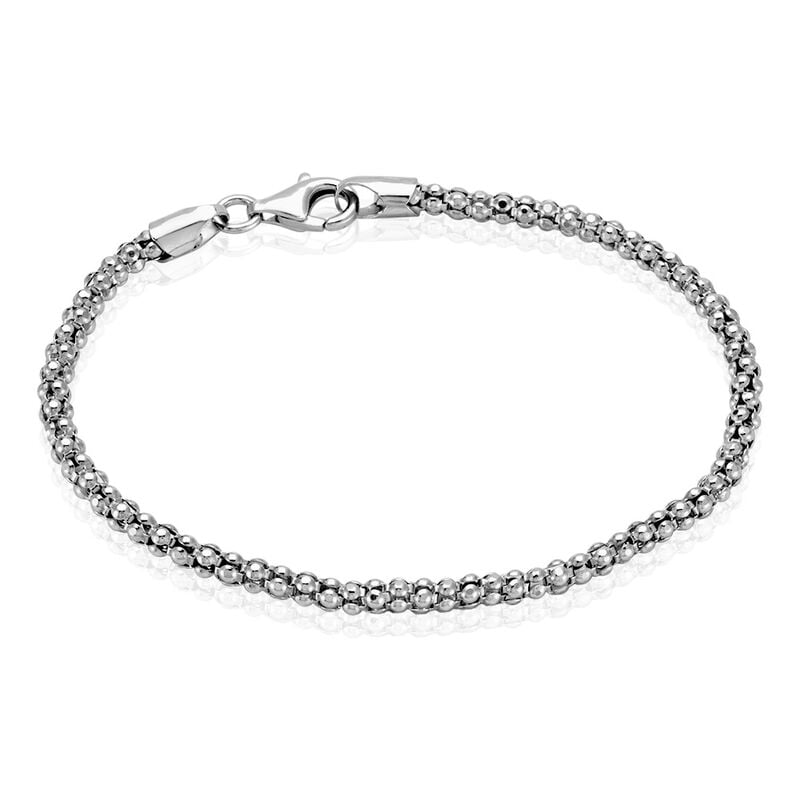 Bracelet Nahila Argent Weiss - Spannringe Damen | OROVIVO