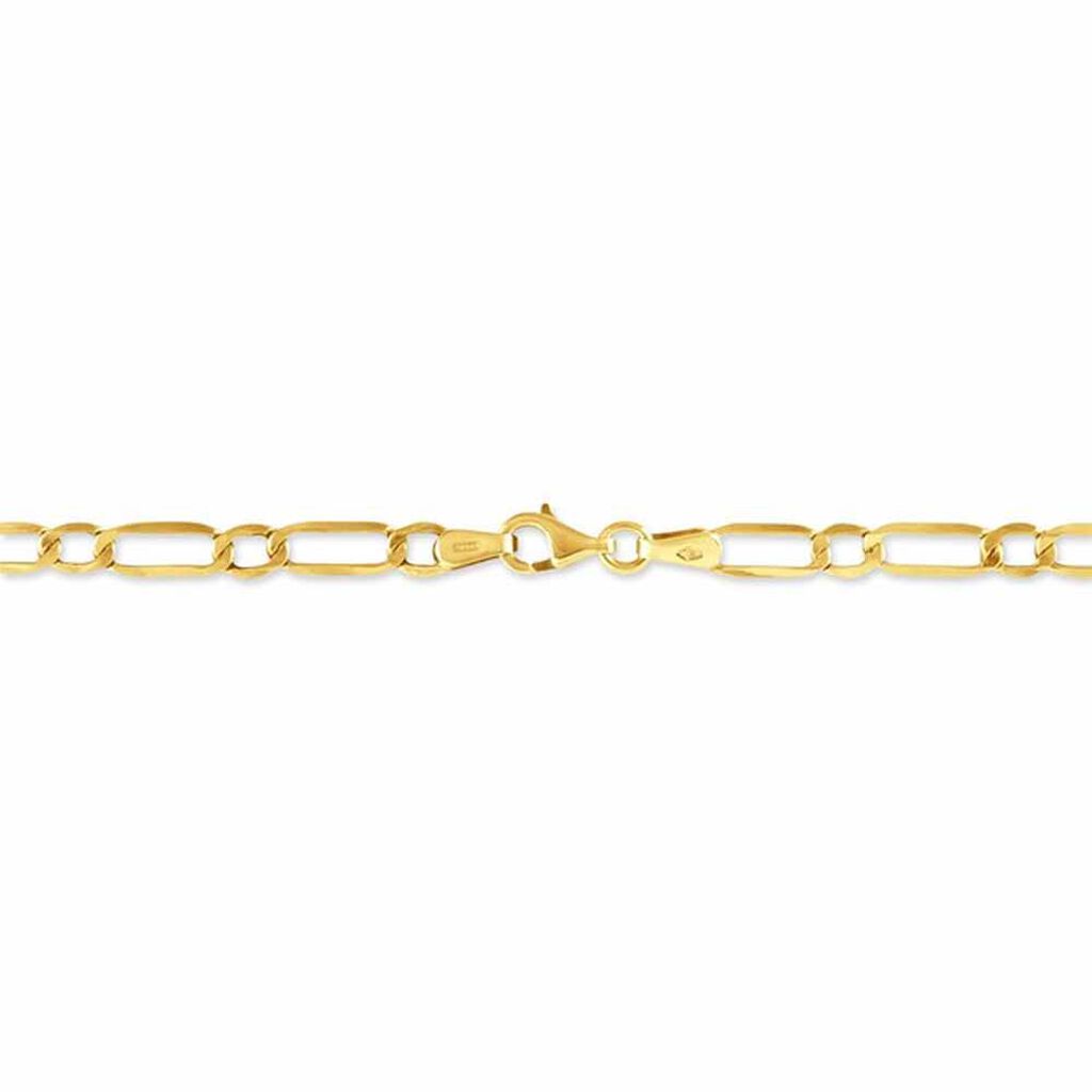 FIGARO 1/3 Damen Armkette Gold 375 (9 Karat) B 3 mm