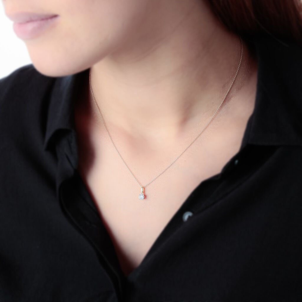 Pendentif Victoria Or Jaune Diamant - Spannringe Damen | OROVIVO