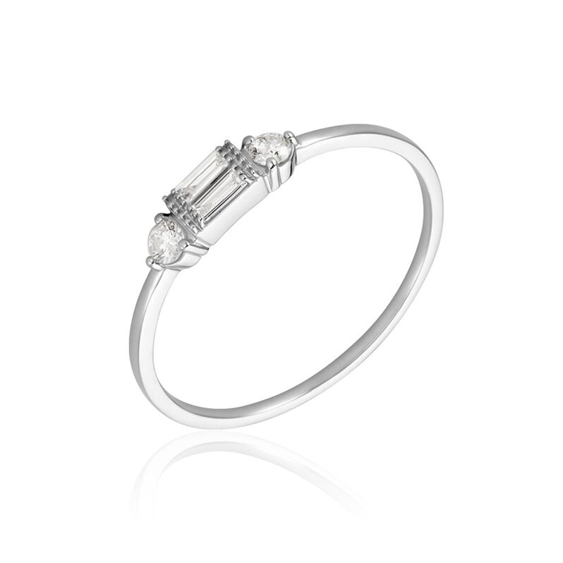 Bague Collection 1986 Or Weiss Diamant - Spannringe Damen | OROVIVO
