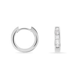 Damen Creolen Silber 925 Zirkonia  - Creolen Damen | OROVIVO