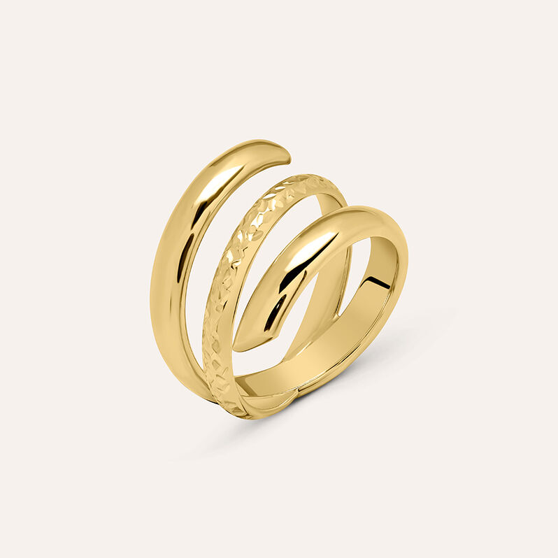 Anello Fascia Isabelle Oro Giallo - Spannringe Damen | OROVIVO
