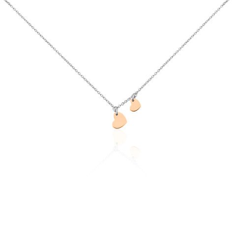 Damen Halskette Silber 925 Rosé Vergoldet Herz - Halsketten Damen | OROVIVO