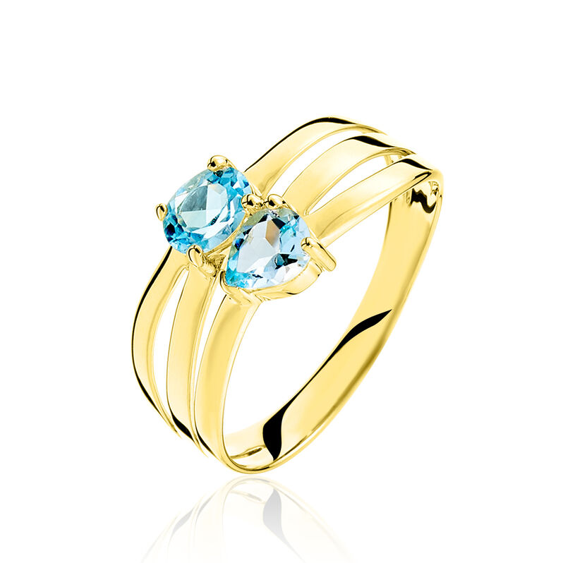 Bague Saida Or Jaune Topaze - Spannringe Damen | OROVIVO