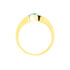 CARGA Damen Ring Gold 333 (8 Karat) Topas Blau 0,87 ct Oval