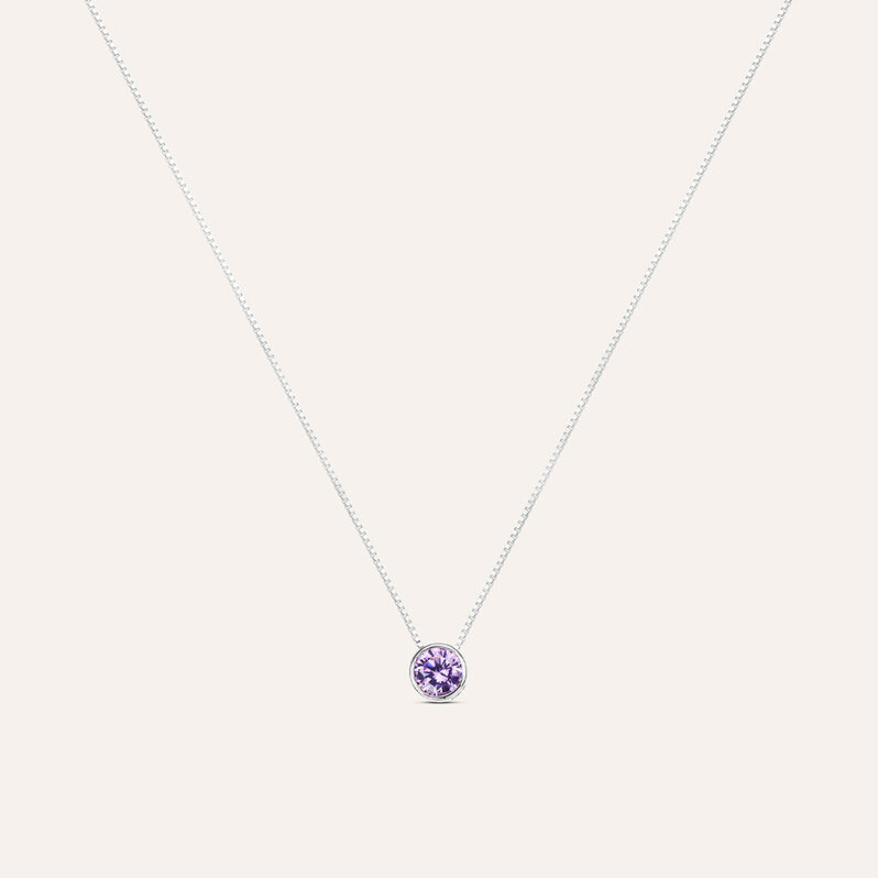 Collana Punto Luce Silver Rainbow Argento Rodiato Cubic Zirconia - Spannringe Damen | OROVIVO