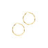 OVAL TWIST Damen Creolen Gold 375 (9 Karat)