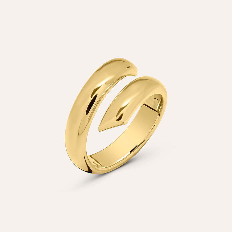 Anello Fascia Isabelle Oro Giallo - Spannringe Damen | OROVIVO