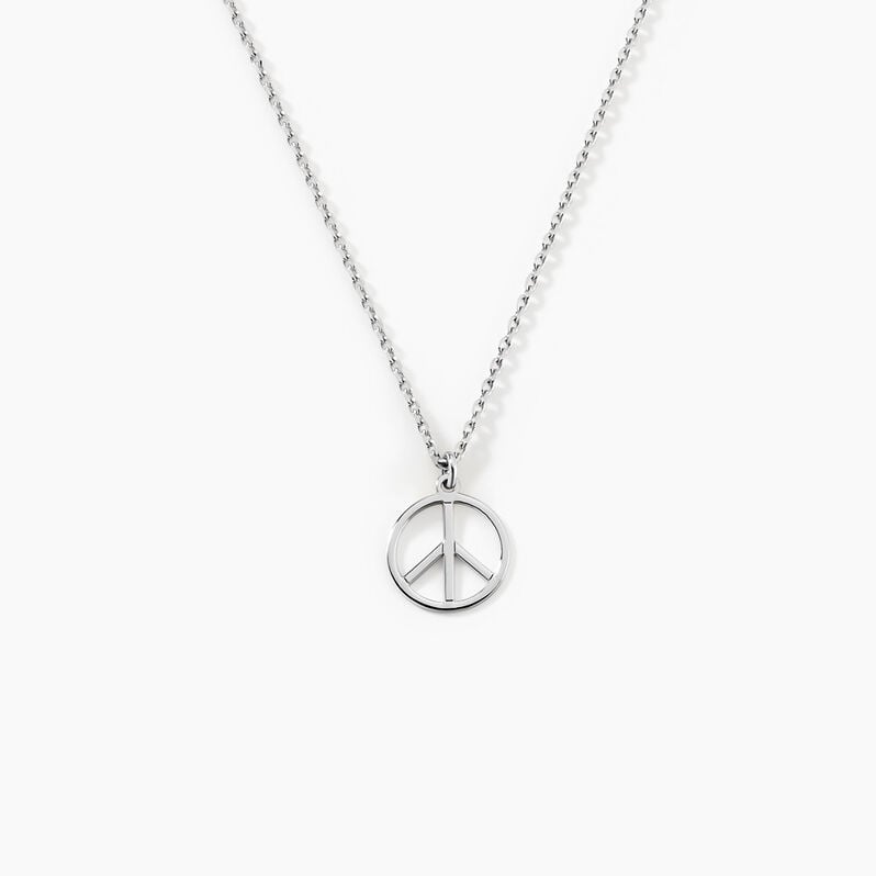 Collier Mahli Argent Weiss - Spannringe Damen | OROVIVO