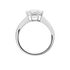 MARIETA Damen Ring Silber 925 Zirkonia Weiß 2,98 ct B 2,2 mm