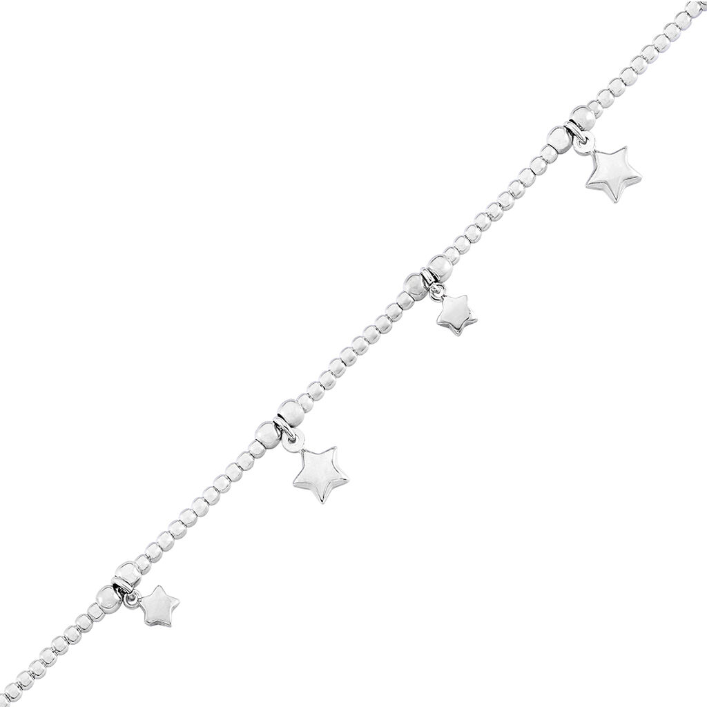 Kinder Armband Silber Silber 925 Galaxy Araya 1,9cm 25mm - Kugelarmbänder Kinder | OROVIVO