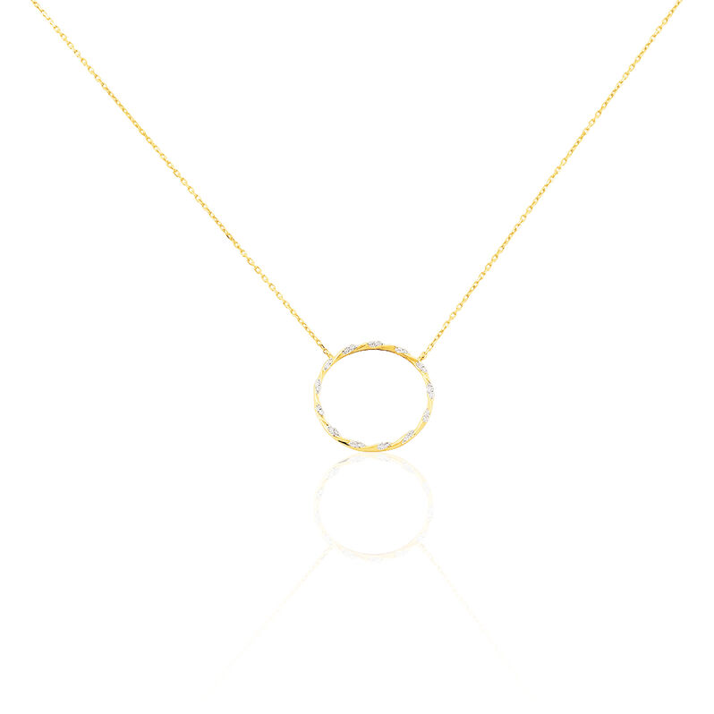 Collier Kelly Or Jaune Diamant - Spannringe Damen | OROVIVO
