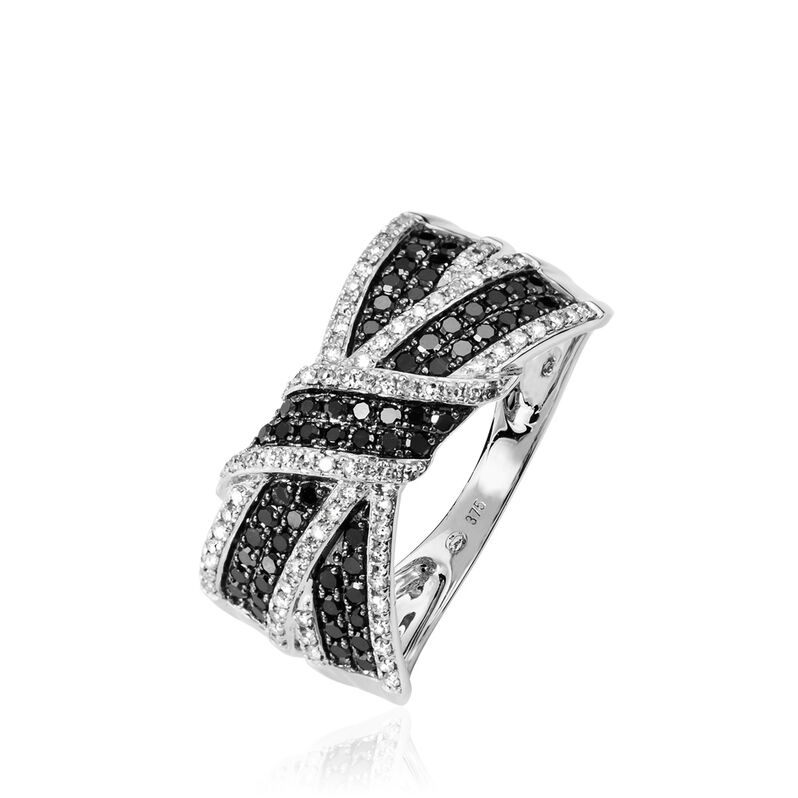Bague Agnes Or Blanc Diamant - Spannringe Damen | OROVIVO