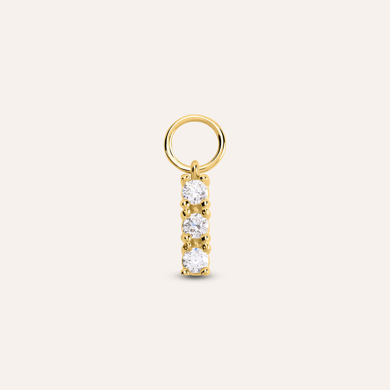 Charm Trilogy Toujours Oro Giallo Cubic Zirconia - Spannringe Damen | OROVIVO