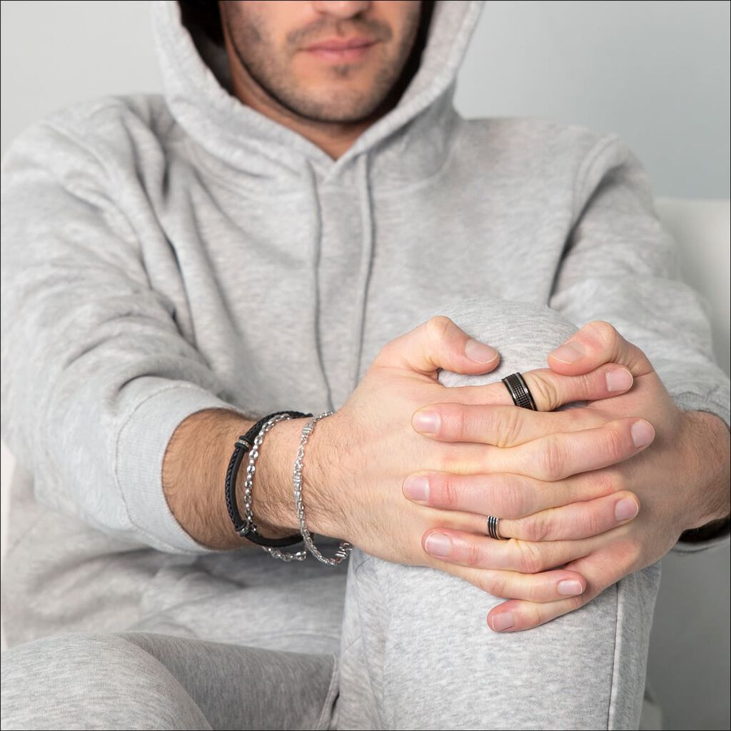 Unisex Id Armband Figarokette Silber 925 - Armbänder mit Gravur Unisex | OROVIVO