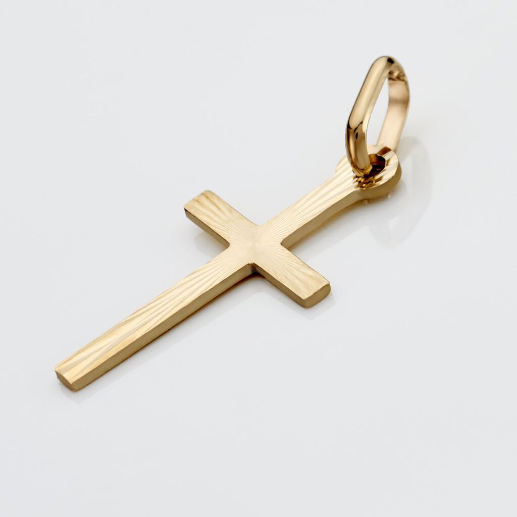 MADIS KREUZ 3 Unisex Anh&auml;nger Gold 375 (9 Karat) Religi&ouml;ses Kreuz