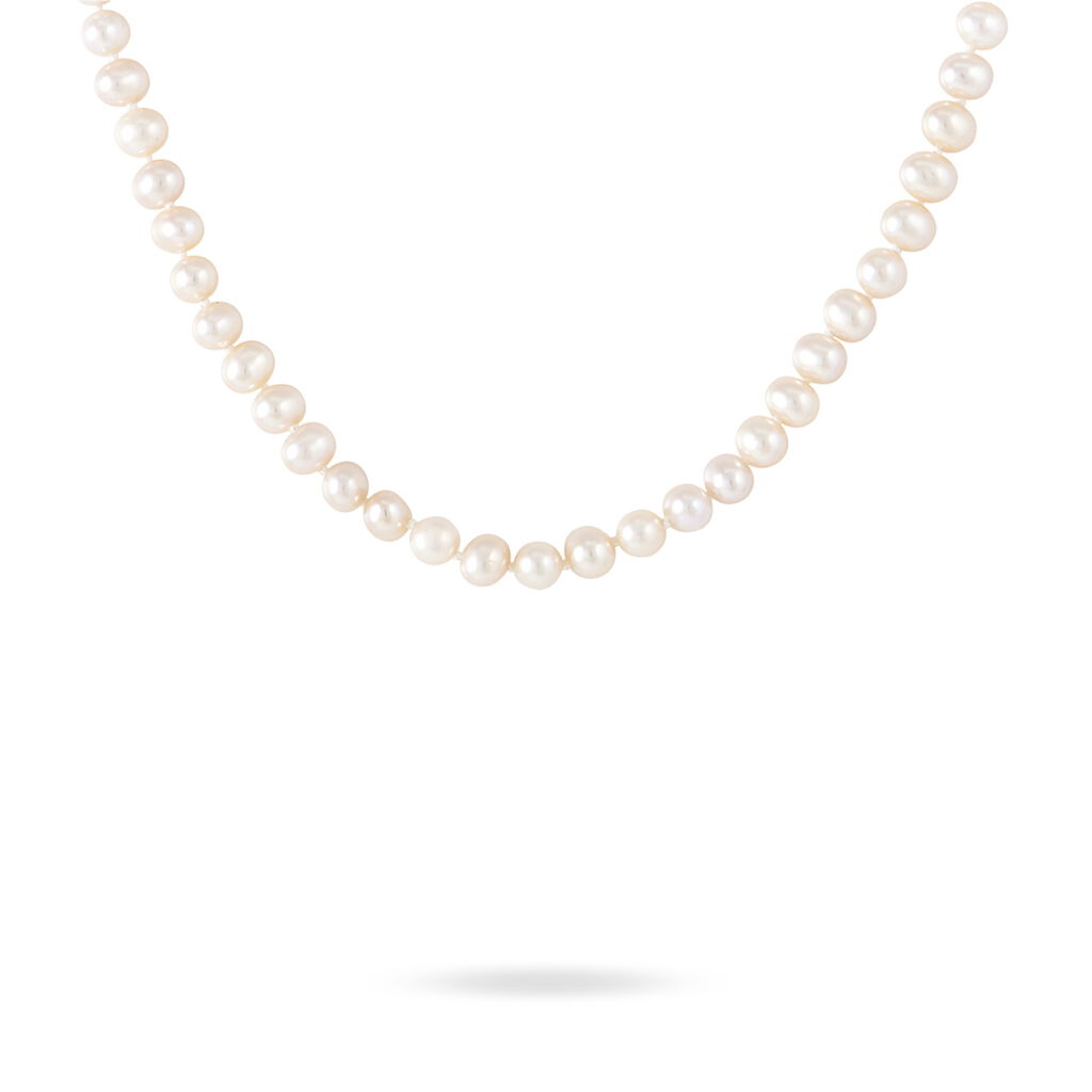 Collier Audran Or Jaune Perle De Culture - Spannringe Damen | OROVIVO