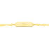 Kinder Id Singapurkette Armband Gold 375  - ID-Armbänder Kinder | OROVIVO