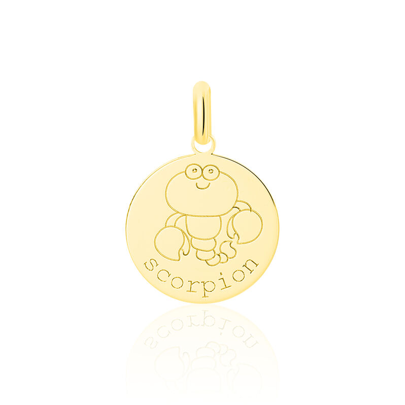 Pendentif Or Jaune Zodiaque Scorpion - Spannringe Kinder | OROVIVO