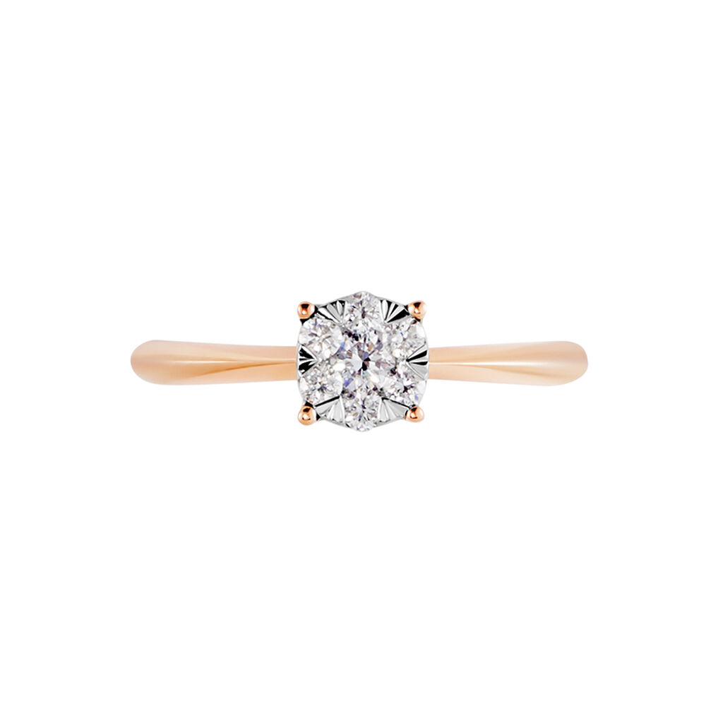 Damen Ring Weißgold 375 Diamant 0,25ct Dream 1  - Verlobungsringe Damen | OROVIVO