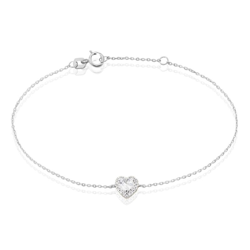 Bracciale Claire Oro Bianco Cubic Zirconia - Spannringe Damen | OROVIVO