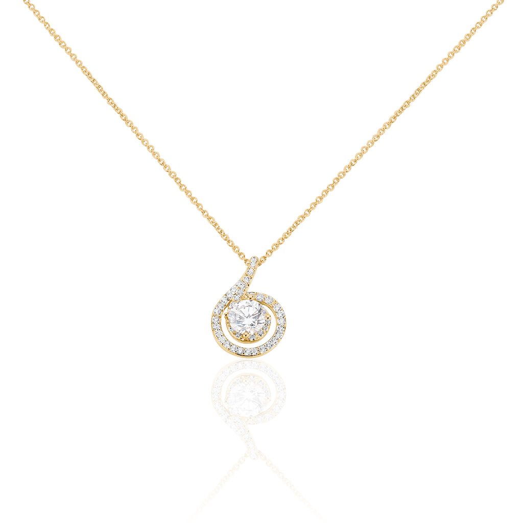 Collier Plaque Or Florentina - Spannringe Damen | OROVIVO