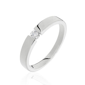 Spannring Weißgold 585 Diamant 0,1ct - Ringe mit Edelsteinen Damen | OROVIVO