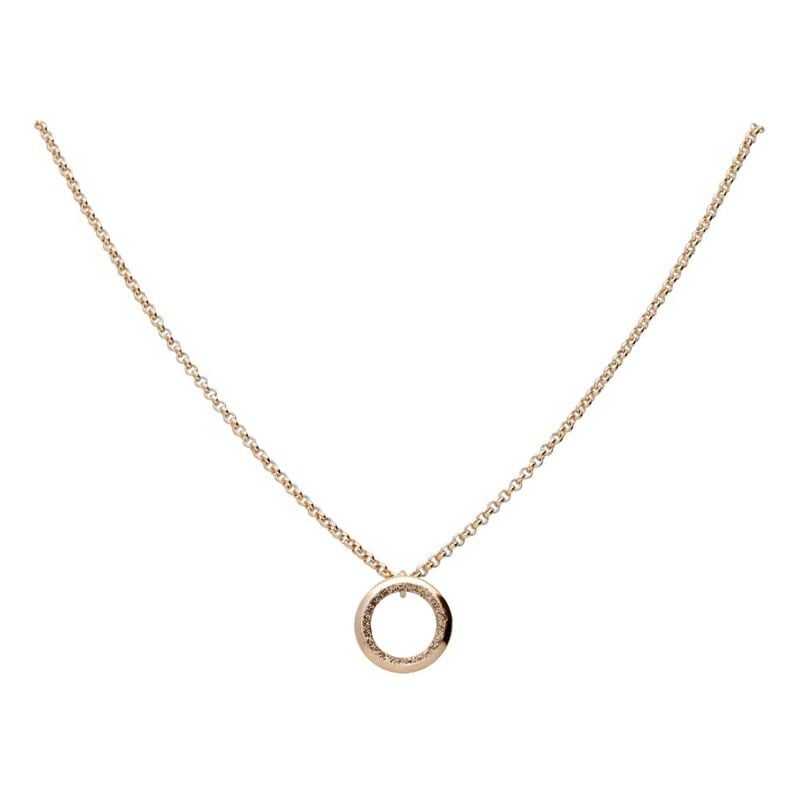 Girocollo in ottone bronzato e glitter bronzo - Spannringe Damen | OROVIVO