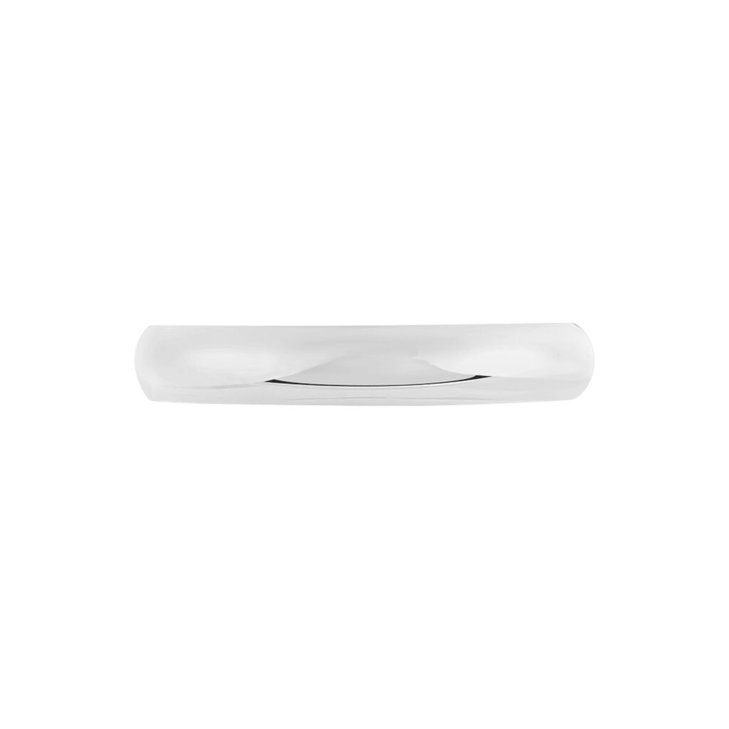 Alliance Aphroditia Demi Jonc Bombe Or Blanc - Spannringe Familie | OROVIVO