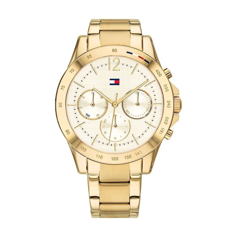Orologio multifunzione Haven cinturino e cassa in acciaio oro - Spannringe Damen | OROVIVO