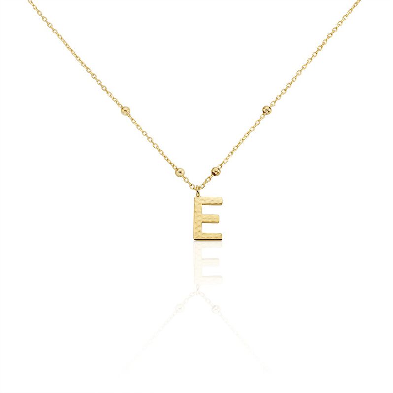 Collier Plaqué Or Jaune Lettra - Spannringe Damen | OROVIVO