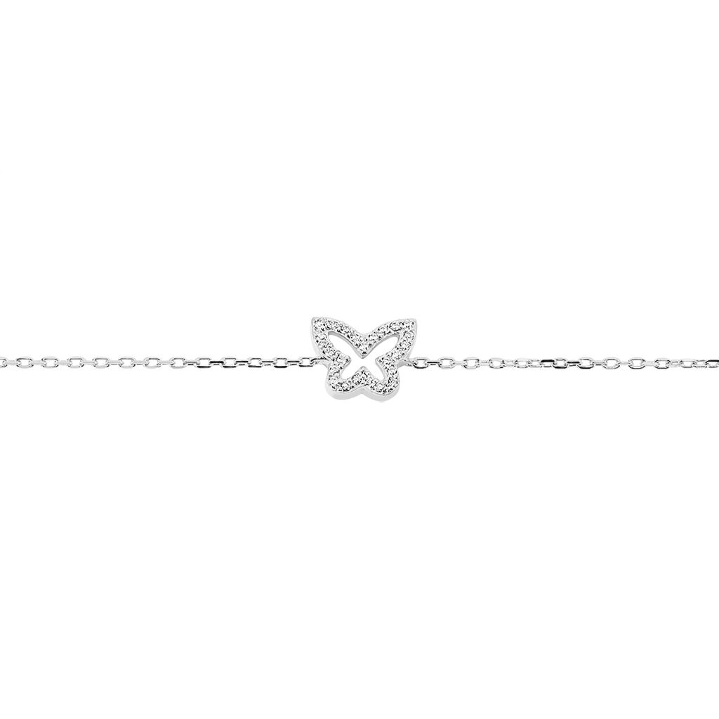 Bracelet Paola Argent Papillon Oxyde - Spannringe Damen | OROVIVO