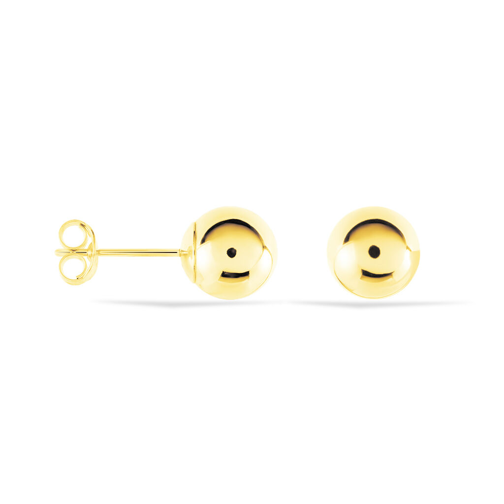 Damen Ohrstecker Gold 375 Kugel 8mm - Ohrstecker Damen | OROVIVO